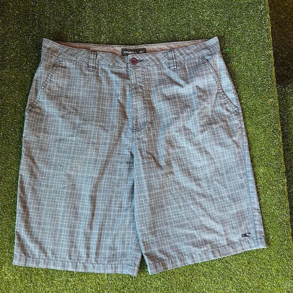 O-neill Men's Grey and Blue Shorts
